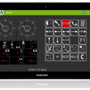 FlexCheck-Android-UK-1000x650px-9 BM FlexCheck Android App - X010 remote control and display on tablet
